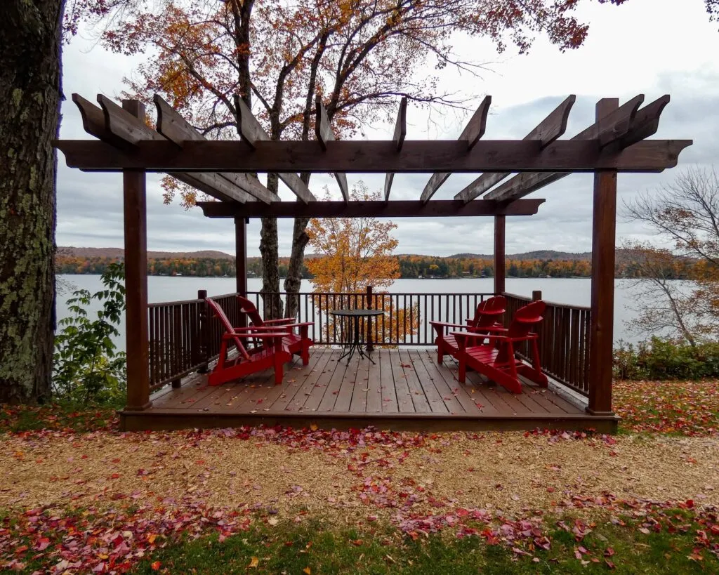 Outdoor seating area